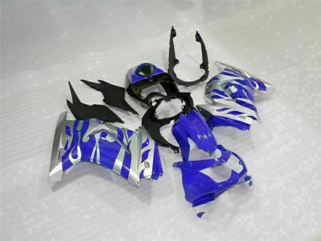 2008-2012 Black Blue Kawasaki EX250 Replacement Fairings for Sale