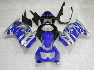 2008-2012 Black Blue Kawasaki EX250 Replacement Fairings for Sale