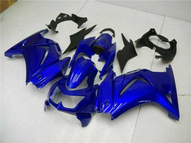 2008-2012 Glossy Blue Kawasaki EX250 Motorcycle Fairings Kit for Sale 2008-2012 Glossy Blue Kawasaki EX250 Motorcycle Fairings Kit for Sale