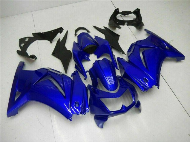 2008-2012 Glossy Blue Kawasaki EX250 Motorcycle Fairings Kit for Sale 2008-2012 Glossy Blue Kawasaki EX250 Motorcycle Fairings Kit for Sale