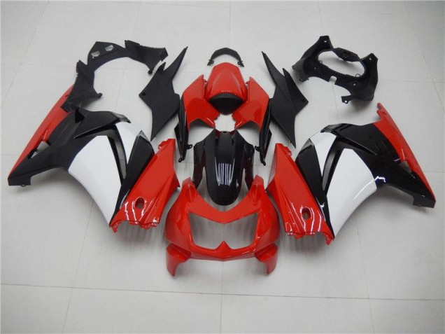 2008-2012 Red Black White Kawasaki EX250 Motorcycle Fairings for Sale 2008-2012 Red Black White Kawasaki EX250 Motorcycle Fairings for Sale