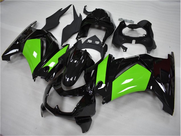 2008-2012 Black Green Kawasaki EX250 Motorcycle Fairing for Sale 2008-2012 Black Green Kawasaki EX250 Motorcycle Fairing for Sale