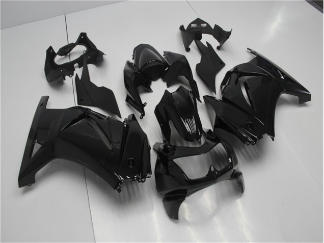 2008-2012 Glossy Black Kawasaki EX250 Motorcycle Fairing Kits for Sale