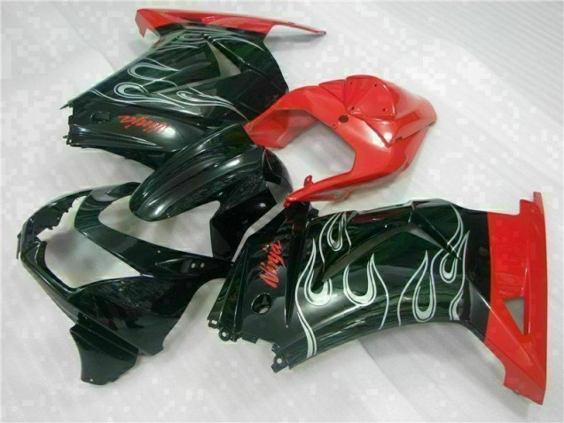2008-2012 Black Red Ninja Kawasaki EX250 Motorcycle Fairing for Sale 2008-2012 Black Red Ninja Kawasaki EX250 Motorcycle Fairing for Sale