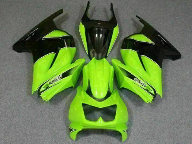 2008-2012 Green Black Ninja Kawasaki EX250 Motor Bike Fairings for Sale 2008-2012 Green Black Ninja Kawasaki EX250 Motor Bike Fairings for Sale