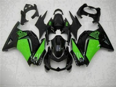 2008-2012 Black Green Ninja Kawasaki EX250 Motorcycle Bodywork for Sale