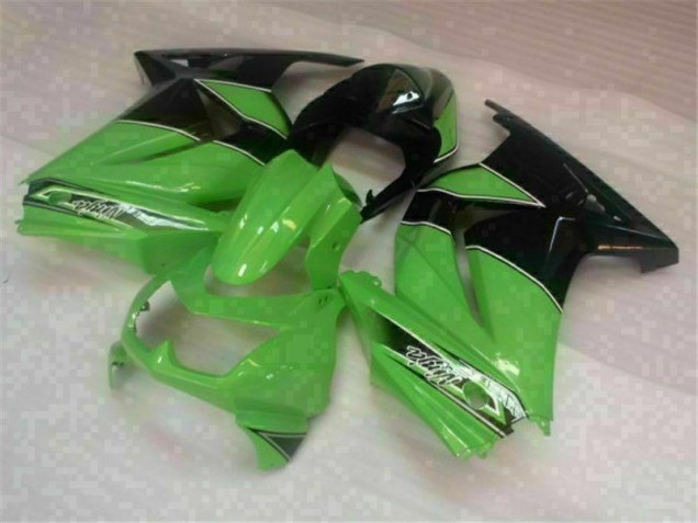 2008-2012 Green Black Kawasaki EX250 Motorbike Fairing Kits for Sale