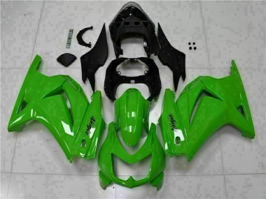 2008-2012 Green Black Ninja Kawasaki EX250 Motorcycle Fairing Kits for Sale