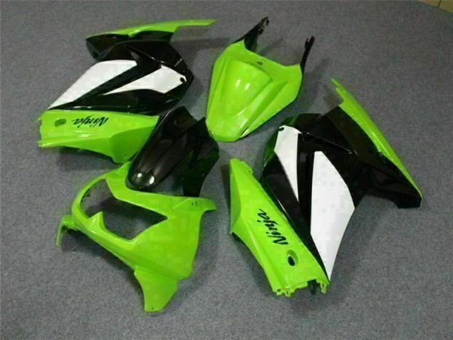 2008-2012 Green Black Ninja Kawasaki EX250 Replacement Motorcycle Fairings for Sale 2008-2012 Green Black Ninja Kawasaki EX250 Replacement Motorcycle Fairings for Sale