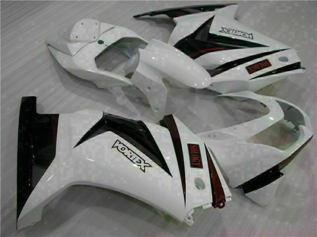 2008-2012 White Black Kawasaki EX250 Motorcycle Bodywork for Sale 2008-2012 White Black Kawasaki EX250 Motorcycle Bodywork for Sale
