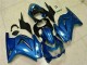 2008-2012 Blue Black White Ninja Kawasaki EX250 Moto Fairings for Sale 2008-2012 Blue Black White Ninja Kawasaki EX250 Moto Fairings for Sale