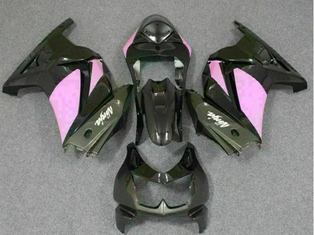 2008-2012 Black Pink Ninja Kawasaki EX250 Motorcycle Replacement Fairings for Sale 2008-2012 Black Pink Ninja Kawasaki EX250 Motorcycle Replacement Fairings for Sale