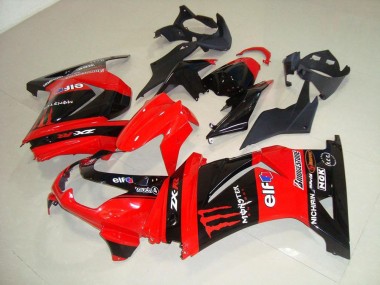 2008-2012 Red Monster Kawasaki ZX250R Motor Fairings for Sale