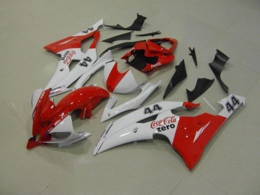 2008-2016 White Red Coca Cola Zero 44 Yamaha YZF R6 Motorcycle Replacement Fairings for Sale