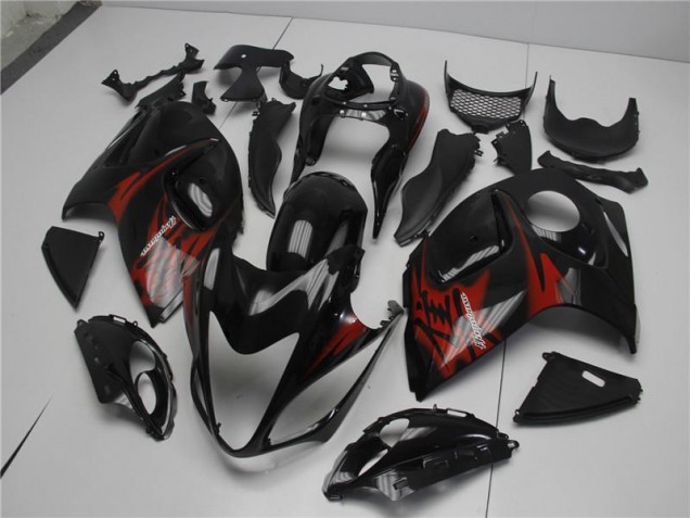 2008-2019 Black Red Suzuki GSXR 1300 Hayabusa Motor Bike Fairings for Sale 2008-2019 Black Red Suzuki GSXR 1300 Hayabusa Motor Bike Fairings for Sale