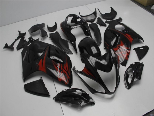2008-2019 Black Red Suzuki GSXR 1300 Hayabusa Motor Bike Fairings for Sale 2008-2019 Black Red Suzuki GSXR 1300 Hayabusa Motor Bike Fairings for Sale