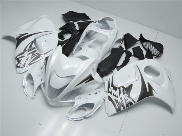 2008-2019 White Suzuki GSXR 1300 Hayabusa Replacement Motorcycle Fairings for Sale