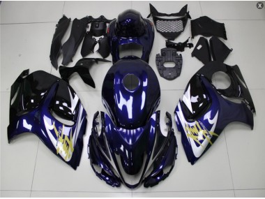 2008-2019 Blue Gold Suzuki GSXR 1300 Hayabusa Motorcycle Bodywork for Sale