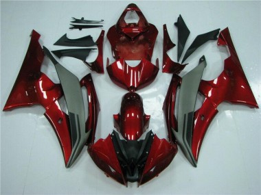 2008-2016 Red Grey Yamaha YZF R6 Motorcycle Fairings Kits for Sale