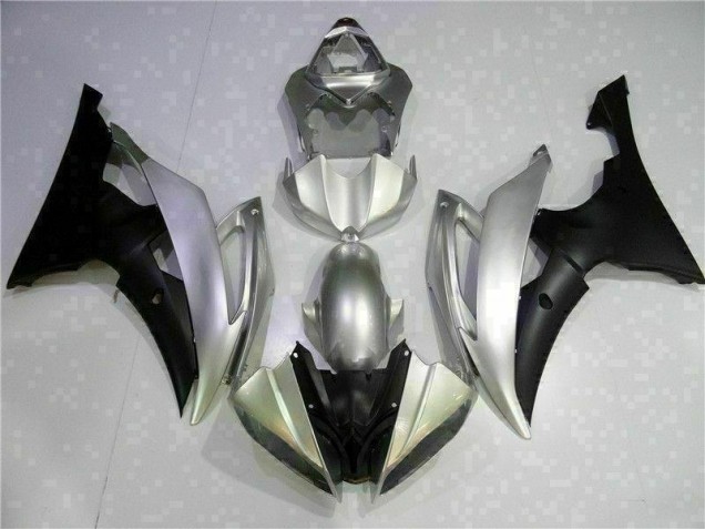 2008-2016 Silver Black Yamaha YZF R6 Motor Fairings for Sale 2008-2016 Silver Black Yamaha YZF R6 Motor Fairings for Sale