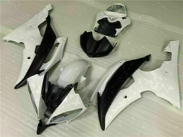 2008-2016 White Black Yamaha YZF R6 Motorcycle Fairings Kit for Sale 2008-2016 White Black Yamaha YZF R6 Motorcycle Fairings Kit for Sale