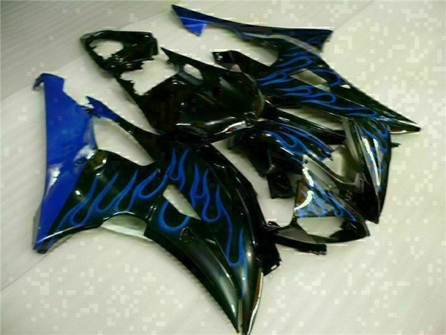 2008-2016 Blue Flame Black Yamaha YZF R6 Motorcylce Fairings for Sale