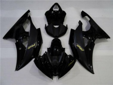 2008-2016 Glossy Matte Black Yamaha YZF R6 Motorcycle Fairings Kits for Sale