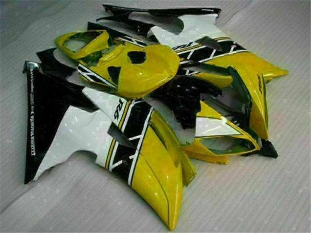2008-2016 Yellow White Yamaha YZF R6 Motorcycle Replacement Fairings for Sale