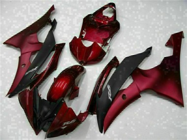 2008-2016 Red Black Yamaha YZF R6 Motorcylce Fairings for Sale
