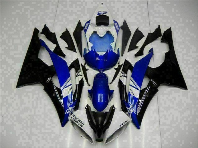 2008-2016 Blue Black Yamaha YZF R6 Motorcycle Fairing Kit for Sale 2008-2016 Blue Black Yamaha YZF R6 Motorcycle Fairing Kit for Sale
