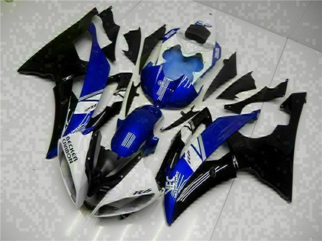 2008-2016 Blue Black Yamaha YZF R6 Motorcycle Fairing Kit for Sale 2008-2016 Blue Black Yamaha YZF R6 Motorcycle Fairing Kit for Sale