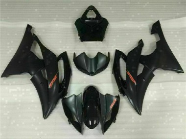 2008-2016 Black Yamaha YZF R6 Motorbike Fairing Kits for Sale