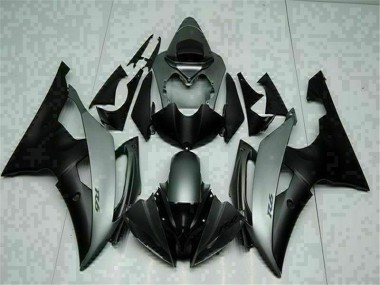 2008-2016 Grey Black Yamaha YZF R6 Moto Fairings for Sale