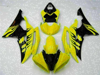 2008-2016 Yellow Yamaha YZF R6 Replacement Motorcycle Fairings for Sale