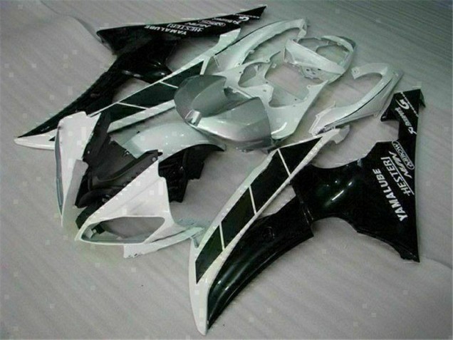 2008-2016 White Black Yamaha YZF R6 Motorcycle Fairings for Sale 2008-2016 White Black Yamaha YZF R6 Motorcycle Fairings for Sale