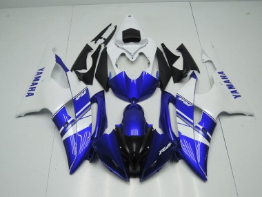 2008-2016 Blue White OEM Style Yamaha YZF R6 Motorcycle Fairing Kit for Sale