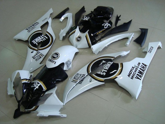 2008-2016 Black Lucky Strike Yamaha YZF R6 Motor Bike Fairings for Sale 2008-2016 Black Lucky Strike Yamaha YZF R6 Motor Bike Fairings for Sale