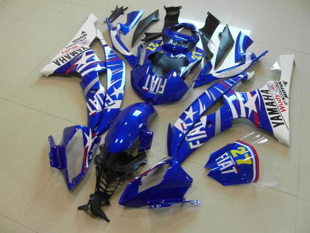 2008-2016 Blue Star Fiat Yamaha YZF R6 Bike Fairing Kit for Sale 2008-2016 Blue Star Fiat Yamaha YZF R6 Bike Fairing Kit for Sale