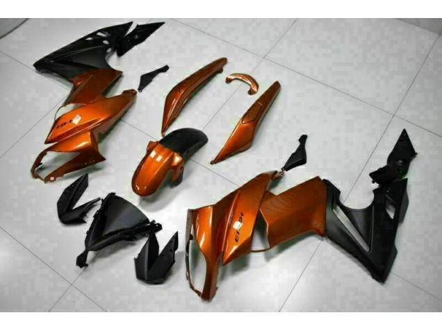 2009-2011 Orange Kawasaki EX650 Motorbike Fairing for Sale 2009-2011 Orange Kawasaki EX650 Motorbike Fairing for Sale