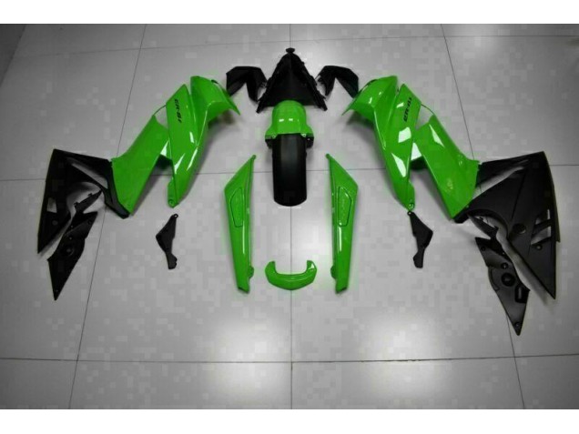 2009-2011 Green Black Kawasaki EX650 Motor Bike Fairings for Sale 2009-2011 Green Black Kawasaki EX650 Motor Bike Fairings for Sale