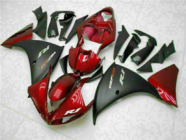 2009-2011 Red Black Yamaha YZF R1 Motorbike Fairing Kits for Sale