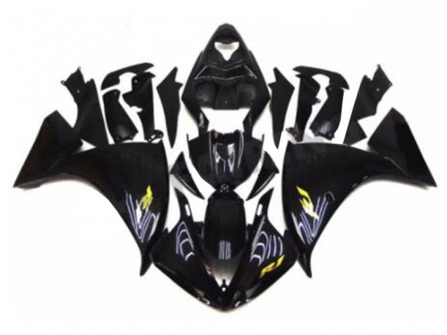 2009-2011 Black Yamaha YZF R1 Bike Fairings for Sale 2009-2011 Black Yamaha YZF R1 Bike Fairings for Sale