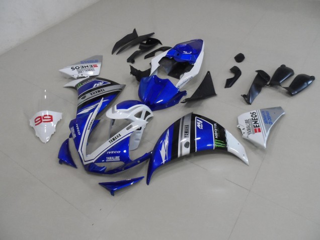 2009-2011 Blue White Yamaha YZF R1 Bike Fairing Kit for Sale 2009-2011 Blue White Yamaha YZF R1 Bike Fairing Kit for Sale