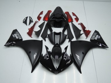 2009-2011 Matte Black Yamaha YZF R1 Motorbike Fairing Kits for Sale