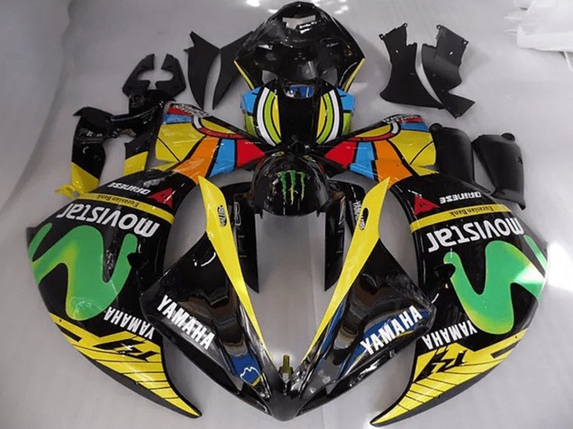 2009-2011 Rossi Moviestar Yamaha YZF R1 Bike Fairing Kit for Sale 2009-2011 Rossi Moviestar Yamaha YZF R1 Bike Fairing Kit for Sale