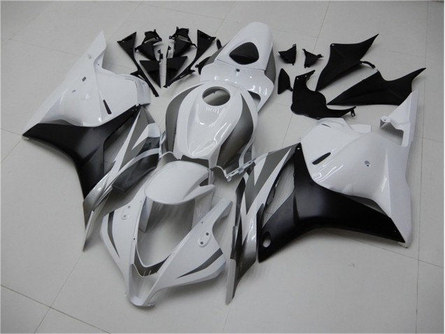 2009-2012 White Silver Black Honda CBR600RR Motor Bike Fairings for Sale 2009-2012 White Silver Black Honda CBR600RR Motor Bike Fairings for Sale