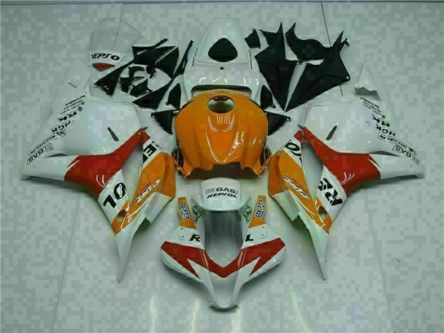 2009-2012 White Orange Repsol Honda CBR600RR Motorcylce Fairings for Sale 2009-2012 White Orange Repsol Honda CBR600RR Motorcylce Fairings for Sale