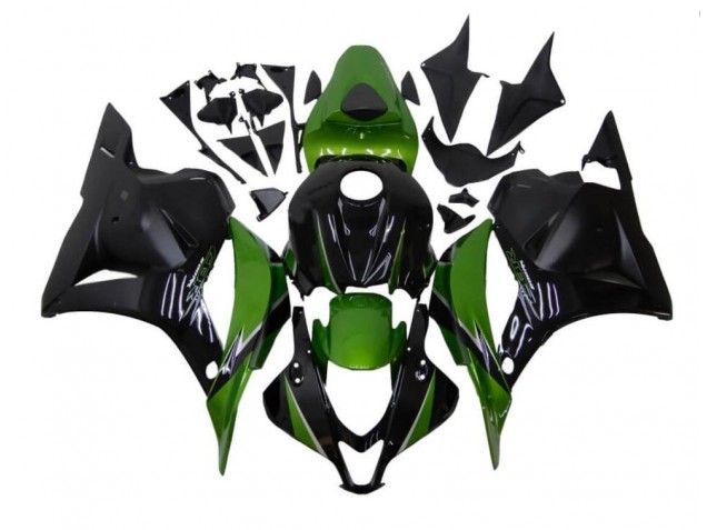 2009-2012 Green Black Honda CBR600RR Motorcycle Fairings Kit for Sale 2009-2012 Green Black Honda CBR600RR Motorcycle Fairings Kit for Sale