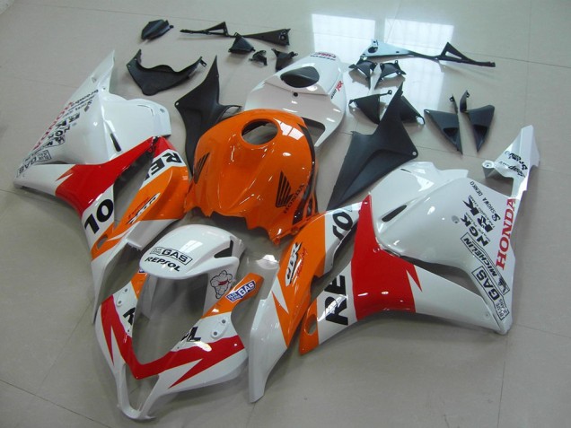 2009-2012 White New Repsol Honda CBR600RR Replacement Motorcycle Fairings for Sale 2009-2012 White New Repsol Honda CBR600RR Replacement Motorcycle Fairings for Sale