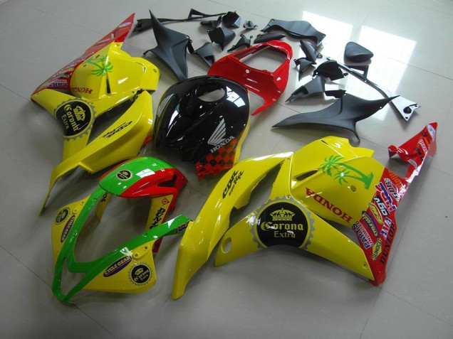 2009-2012 Yellow Corona Extra Honda CBR600RR Motorbike Fairing Kits for Sale 2009-2012 Yellow Corona Extra Honda CBR600RR Motorbike Fairing Kits for Sale